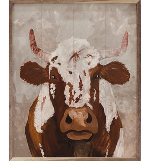 Brown Speckled Cow By Morgan Adams